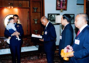 HRH the Prince of Thailand with the Honorable General Kullavanijaya